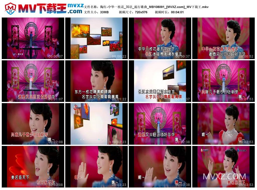 陶红-中华一枝花_国语_流行歌曲_MB108091